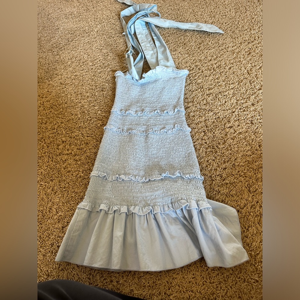 Blue dress